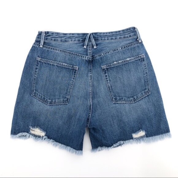 GOOD AMERICAN High Waist Cutoff Denim - Picture 4 of 7